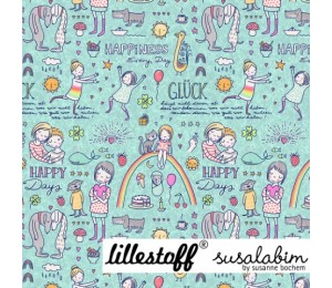 Bio Baumwolle Lillestoff - Glück